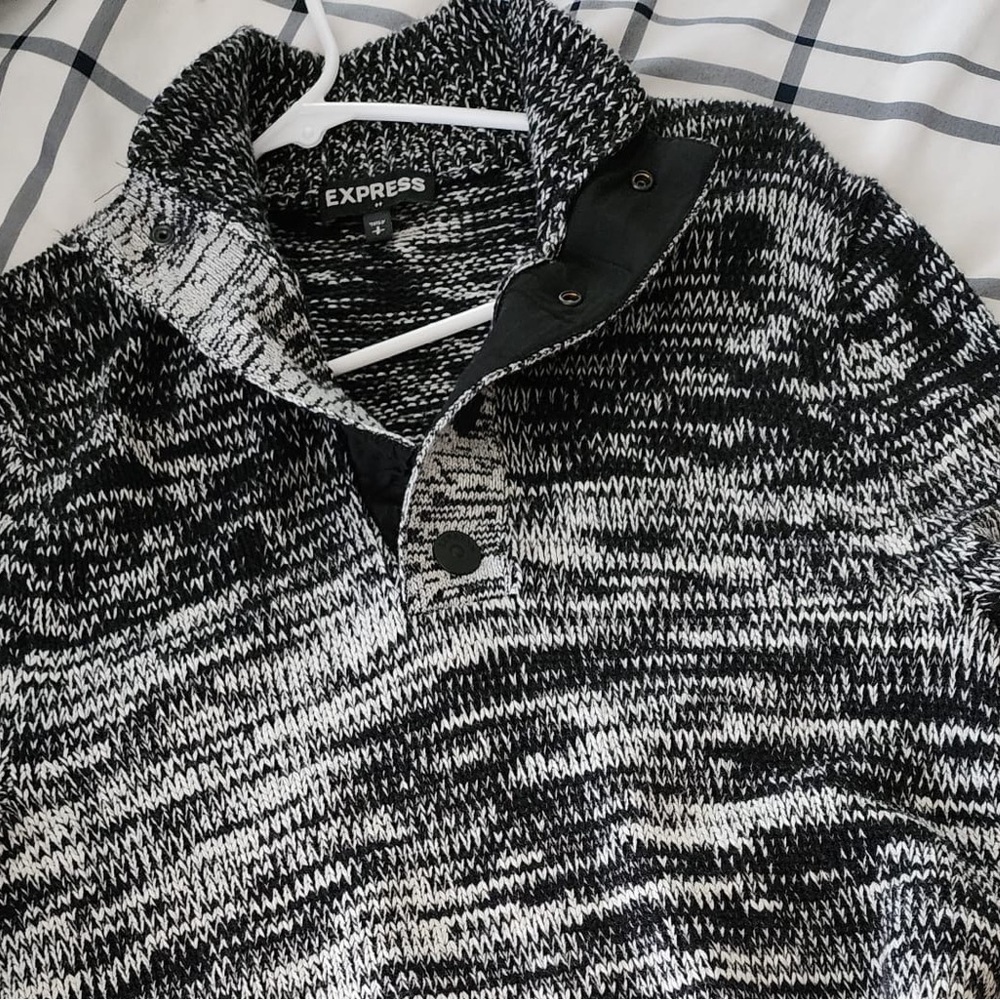 Express Contrast Sweater